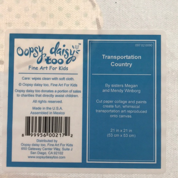 Children’s Oopsy daisy too canvas art bundle - Picture 7 of 7